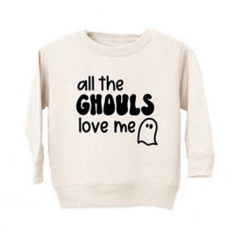 All The Ghouls Ghost Toddler Graphic Sweatshirt