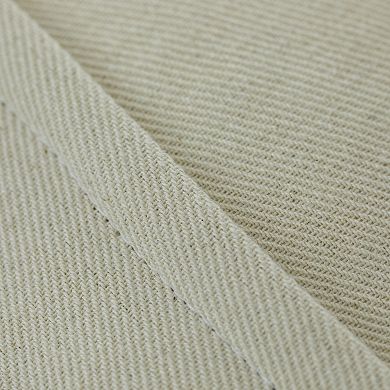 Handwoven Wool & Cotton Throw Pillow Cover with Woven Knit Texture - Rust with Filler