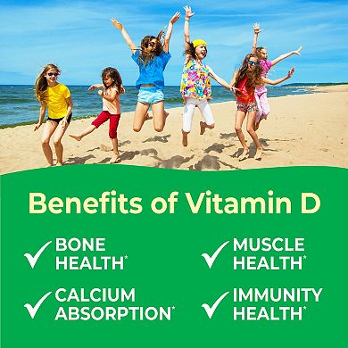 VitaWorks® Kids Vitamin D 1,000 IU Chewable Tablets - Bone Health And Immune - 120 Chewables