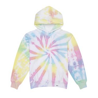 Hand Tie Dyed Hoodie in Pastel Multi