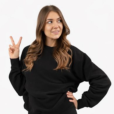 Women’s Crew Neck Sweatshirt in Black
