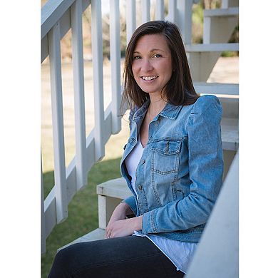 Oversized Boyfriend Jacket in White Denim