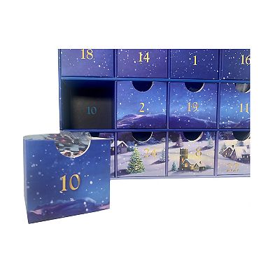Merry Christmas Advent Calendar - 24 Jigsaw Puzzles (50 Pieces Each)