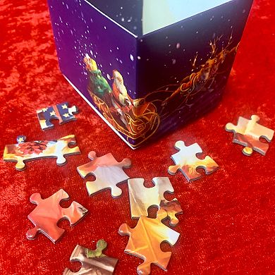Merry Christmas Advent Calendar - 24 Jigsaw Puzzles (50 Pieces Each)
