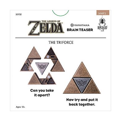 BePuzzled Hanayama Level 5 Cast Puzzle - The Legend of Zelda: The Triforce