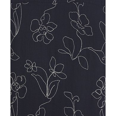 Men's Cubavera Allover Embroidery Woven Short Sleeve Button Up Shirt