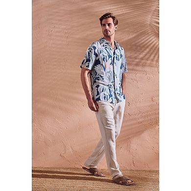 Men's Cubavera Short Sleeve Tropical Print Shirt