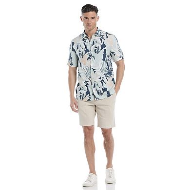 Men's Cubavera Short Sleeve Tropical Print Shirt