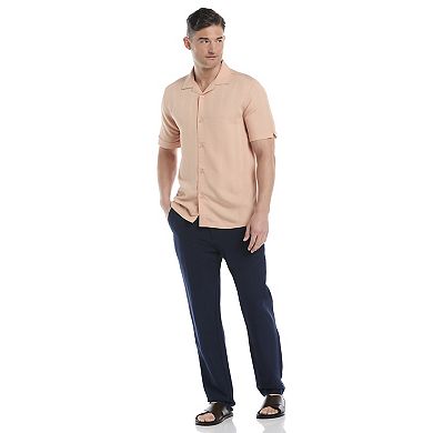 Men's Cubavera Short Sleeve Jacquard Shirt