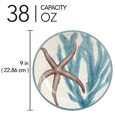 Certified International Beyond the Shore 4-pc. Soup Bowls Set