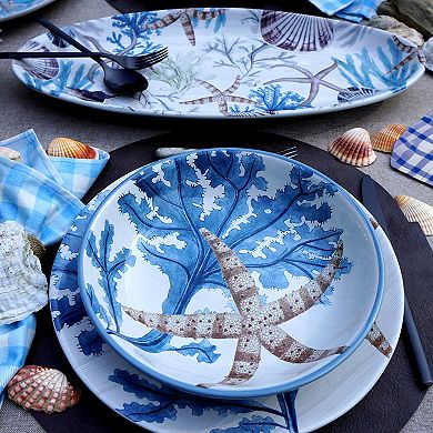 Certified International Beyond the Shore 4-pc. Soup Bowls Set