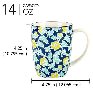 Certified International Tapestry 6-pc. Mugs Set