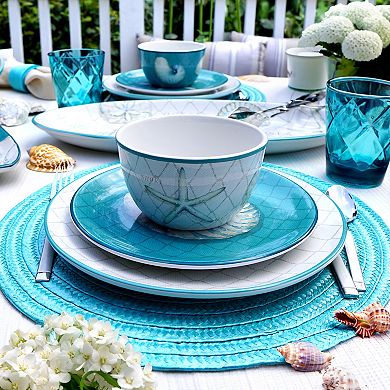 Certified International 16-Piece Ocean View Dish Set