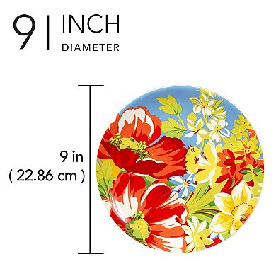 Certified International Blossom 4-pc. Salad Plates Set