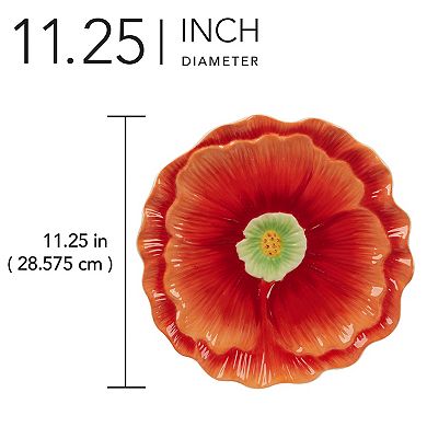 Certified International Blossom 3D Floral Platter