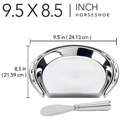 Certified International Day at the Races Cheese Plate & Knife Set