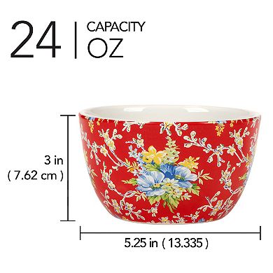 Certified International Blossom 4-pc. Ice Cream Bowls Set