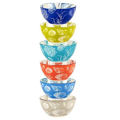Certified International Seaside 6-pc. All Purpose Bowls Set
