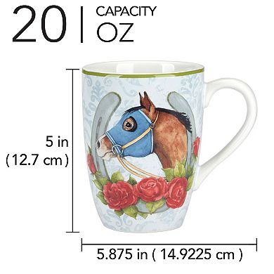 Certified International Day at the Races 4-pc. Mugs Set
