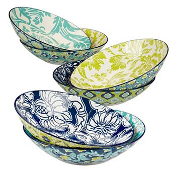 Certified International Tapestry 6 pc Soup/Pasta Bowls Set