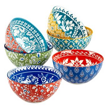 Certified International Panache 6 pc All Purpose Bowls Set