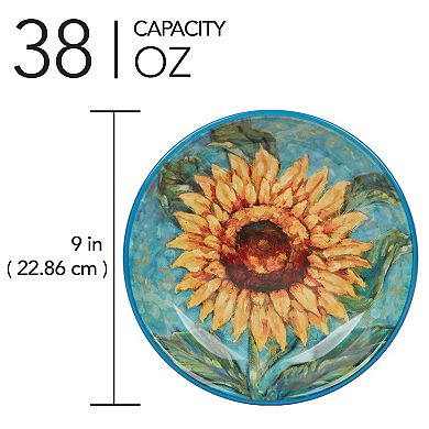 Certified International Golden Sunflower 4-pc. Soup Bowls Set