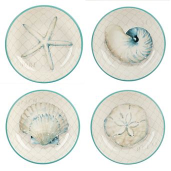 Certified International Ocean View 4 pc Soup Bowl Set