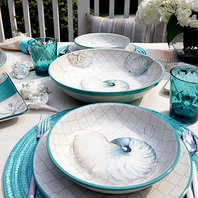 Certified International Ocean View 4-Piece Soup Bowl Set