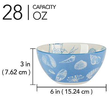 Certified International Seaside 6-pc. All Purpose Bowls Set