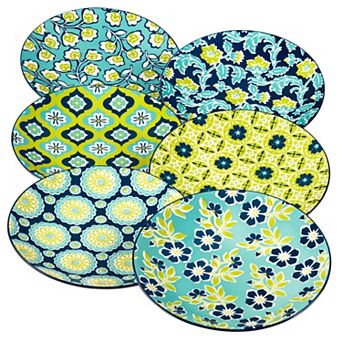 Certified International Tapestry 6 pc Salad Plates Set