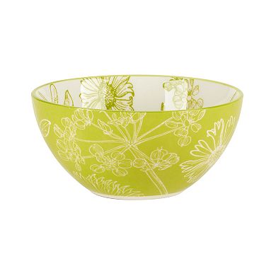 Certified International Botanical 6-pc. All Purpose Bowls Set