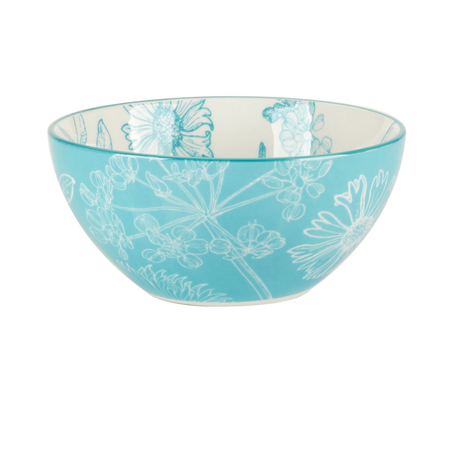 Bowl Set Botanical All Purpose Assorted 6PC - Thumbnail 3