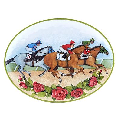 Certified International Day at the Races 3pc Melamine Serve Set