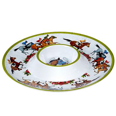 Certified International Day at the Races 3pc Melamine Serve Set