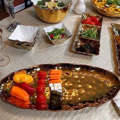 Certified International Gold Coast Oval Fish Platter
