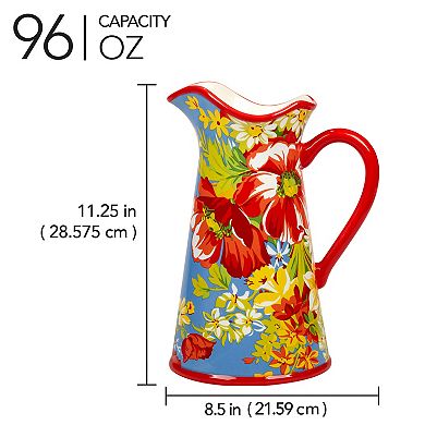 Certified International Blossom Pitcher