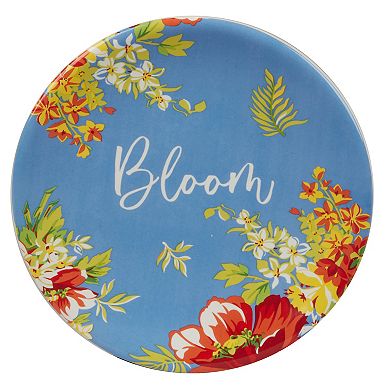 Certified International Blossom Canape Plates 4-piece Set