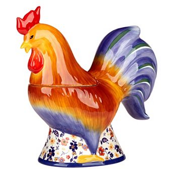 Certified International Morning Rooster 3D Cookie Jar
