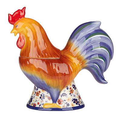Certified International Morning Rooster 3D Cookie Jar