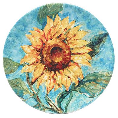 Certified International Morning Rooster 4-Piece Salad Plate Set