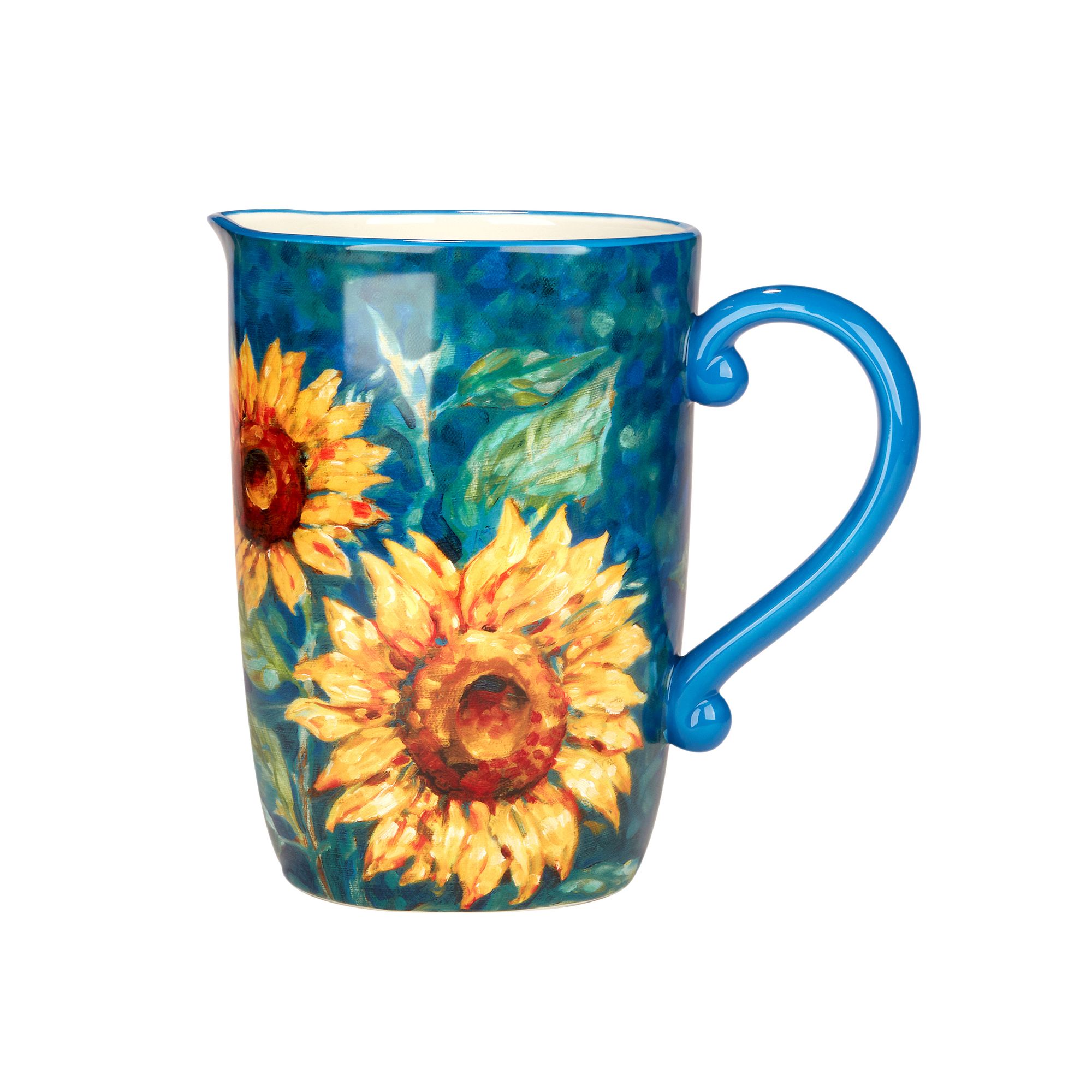 Certified International Golden Sunflowers Pitcher, Multi
