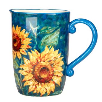 Certified International Golden Sunflowers Pitcher