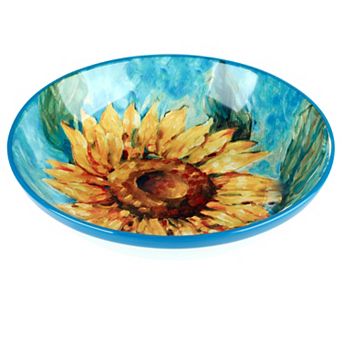 Certified International Golden Sunflowers Serving Bowl