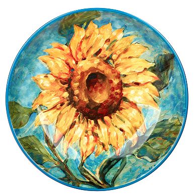 Certified International Golden Sunflowers Serving Bowl