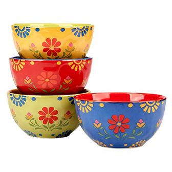 Certified International Spice Love 4 pc Ice Cream Bowl Set