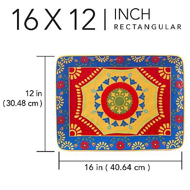 Certified International Spice Love Rectangular Platter