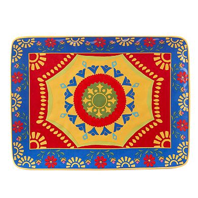 Certified International Spice Love Rectangular Platter