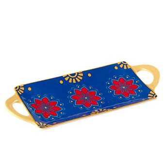 Certified International Spice Love Rectangular Tray With Handles