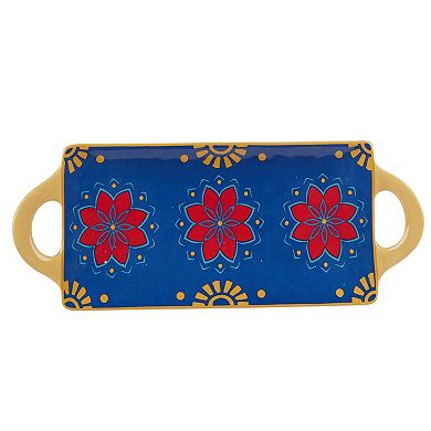 Certified International Spice Love Rectangular Tray With Handles