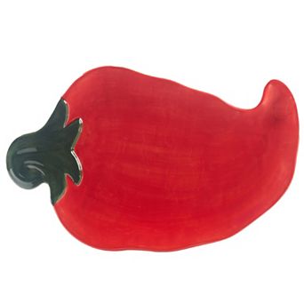 Certified International Chili Pepper 3D Platter